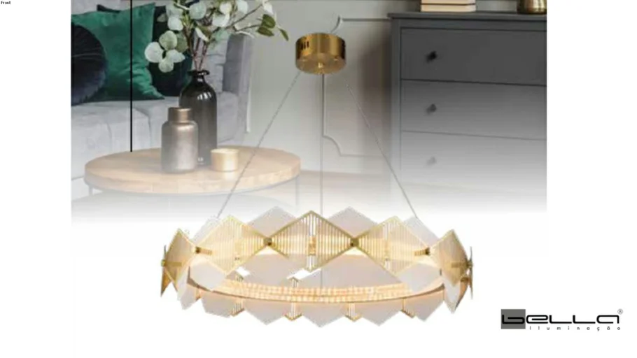 Pendente Losanghe EG002L - Bella Iluminação