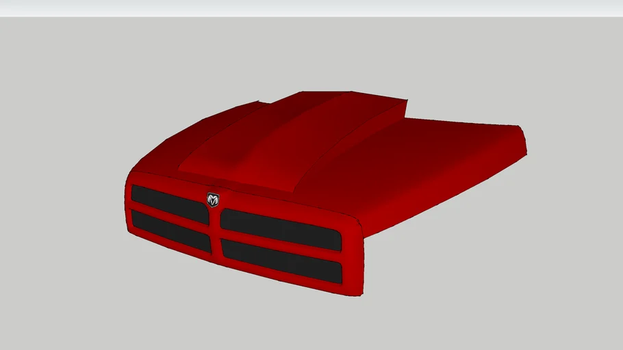 1995 dodge ram cowl hood