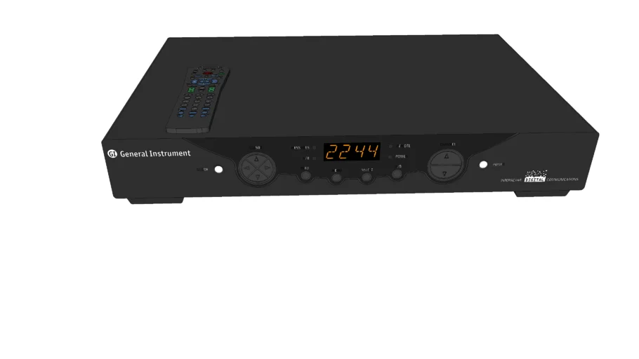 General Instrument DCT 2244 set-up DVR  box 