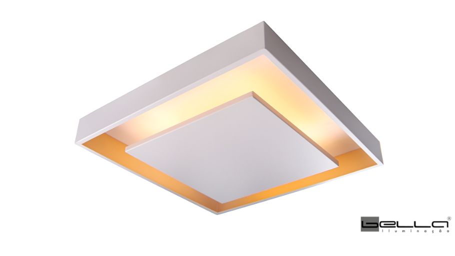 Plafon de Sobrepor Ghost GD021LG - Bella Iluminação