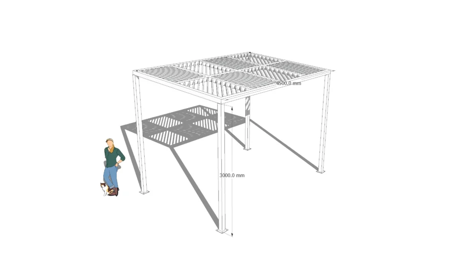 Pergola de Metal