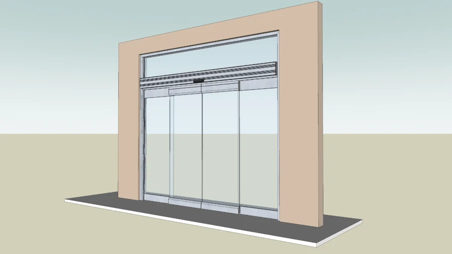 Glass door