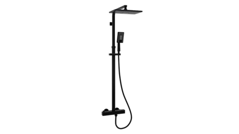 Chuveiro Termostático Vercci Preto BRACCI | B02017B