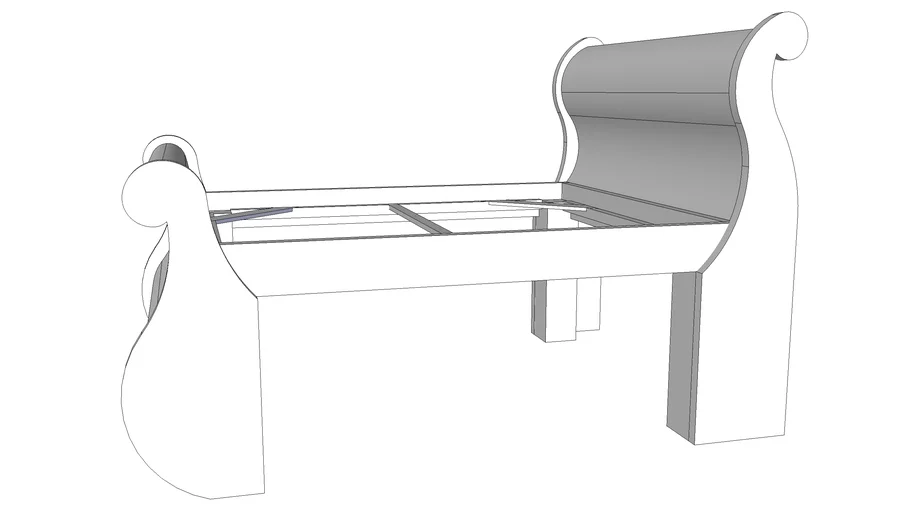 Sleigh Bed