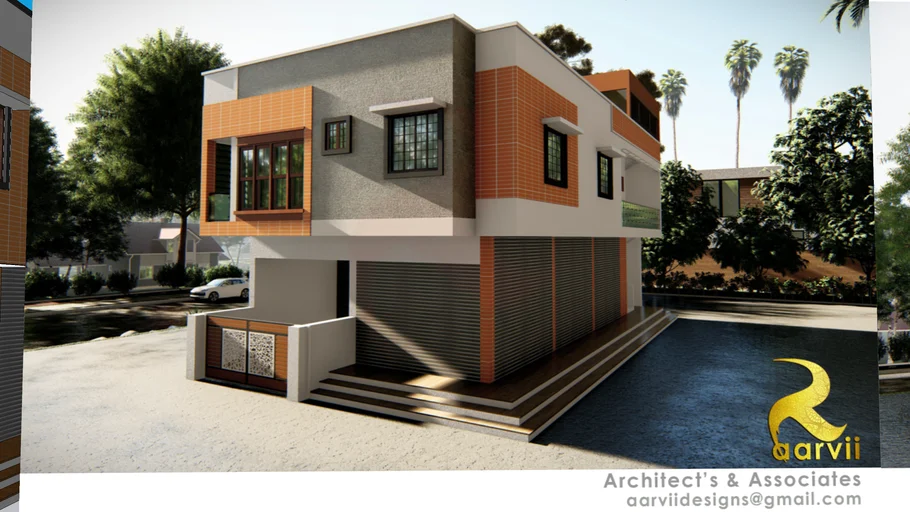 g+1 commercial + Residence building
