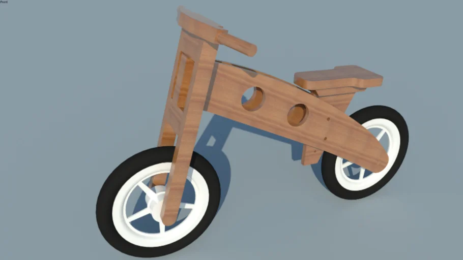 Wooden Kids Push Bike