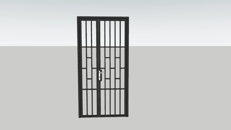 pintu tralis minimalis / iron door 40/60