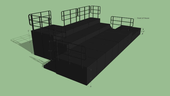 3-Tier Media Riser