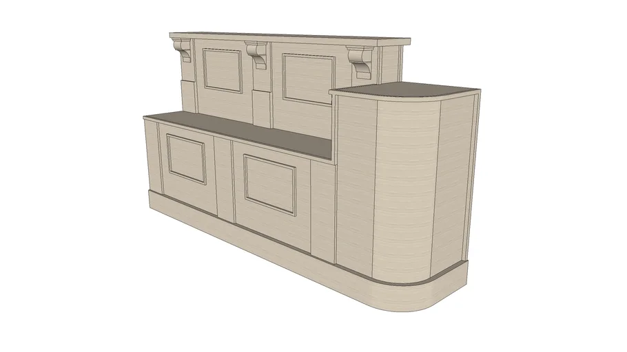 Wooden Counter