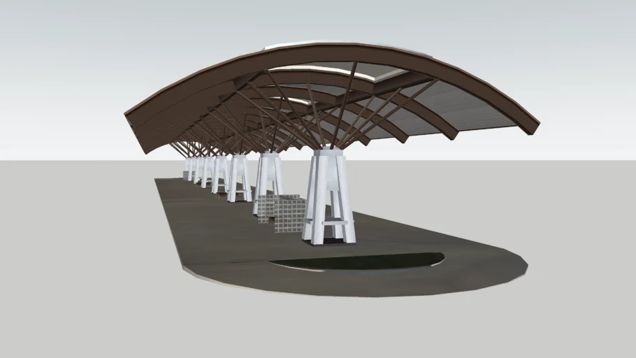 Metro Bus Station; Park and Ride, Houston, TX