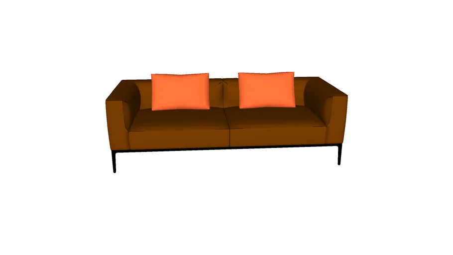 wide sofa