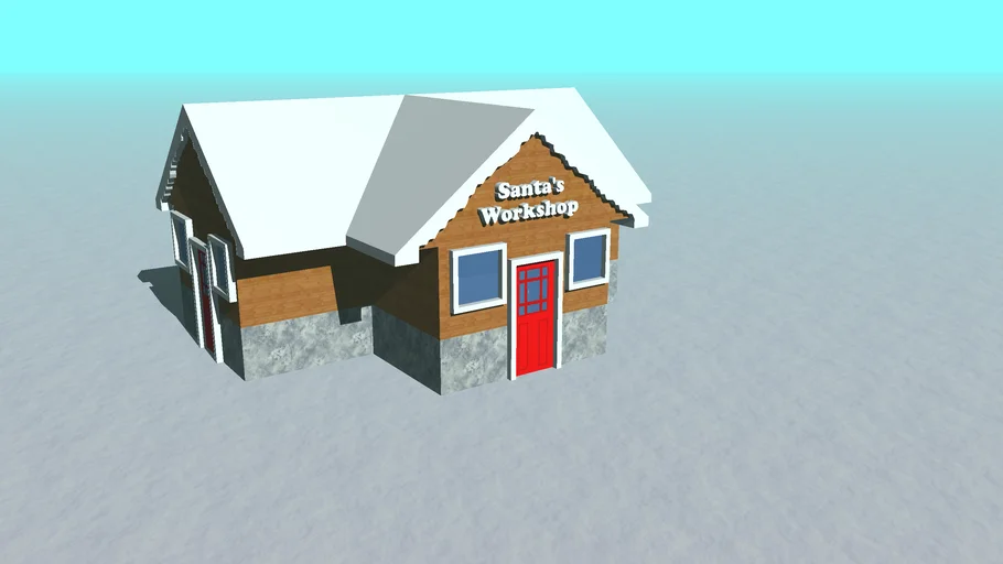 Santa's Workshop - Exterior (DonGlitchy's Garfielf Series)