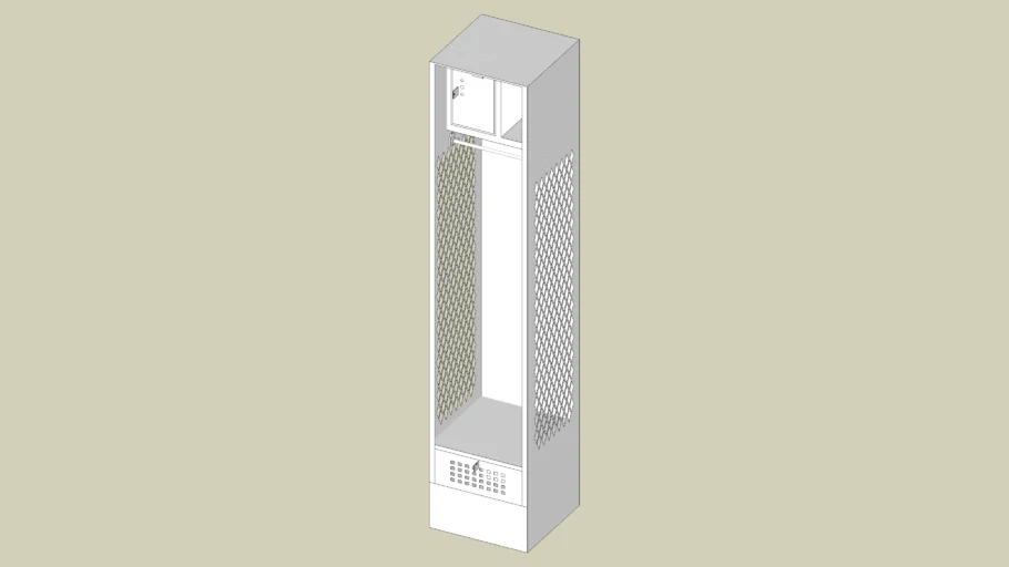Penco Stadium Locker with Shelf, Security Box and Foot Locker