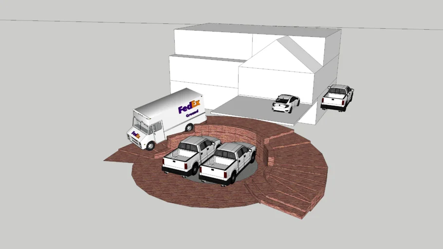 Retaining Wall Drive Way