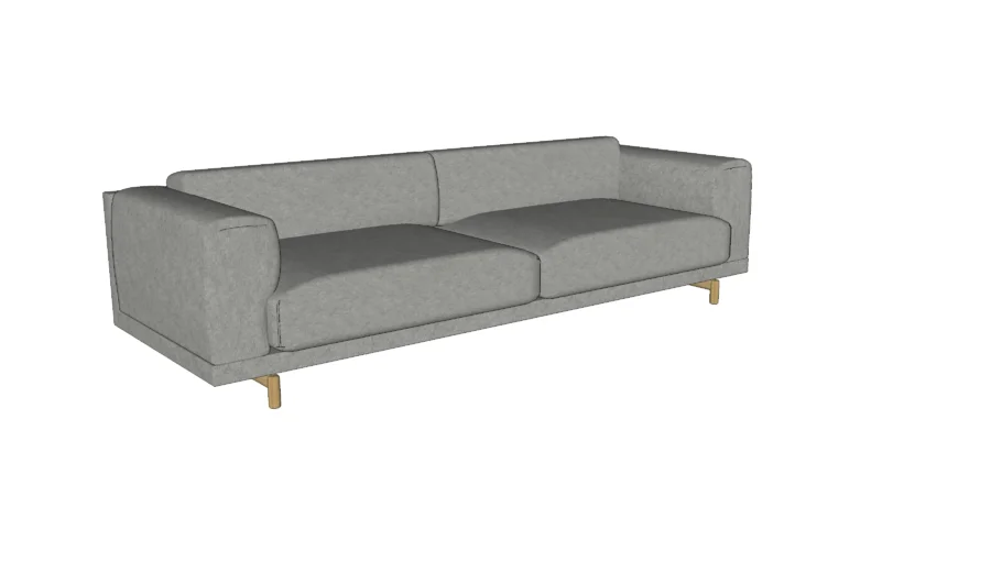 Rest Sofa by Muuto - 3-seater - designed by Anderssen & Voll