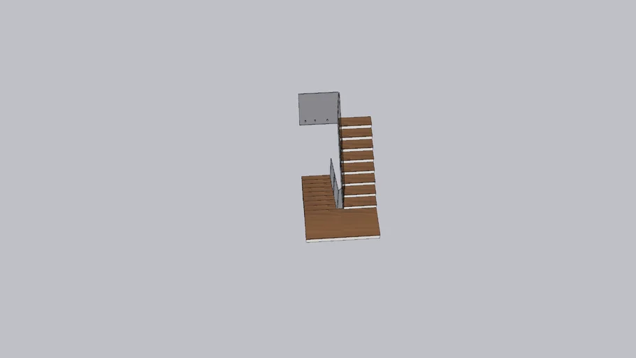 stairs and glass railing