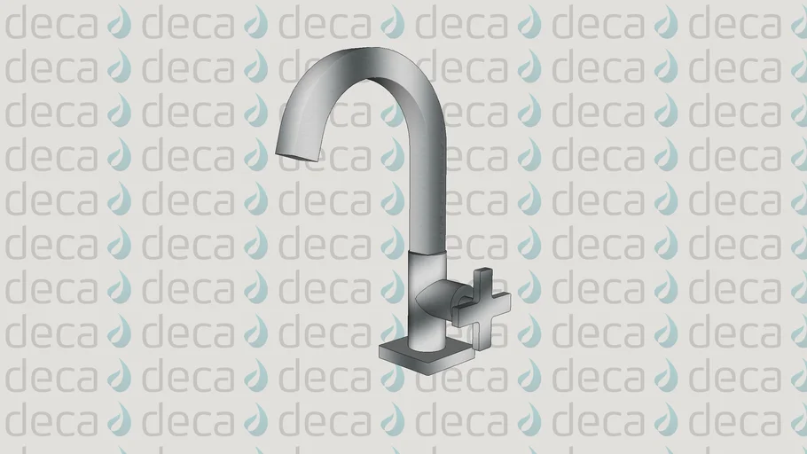 Deca Torneira Lavatorio Clean - Código 1198.C.CLN - Mesa Bica Alta