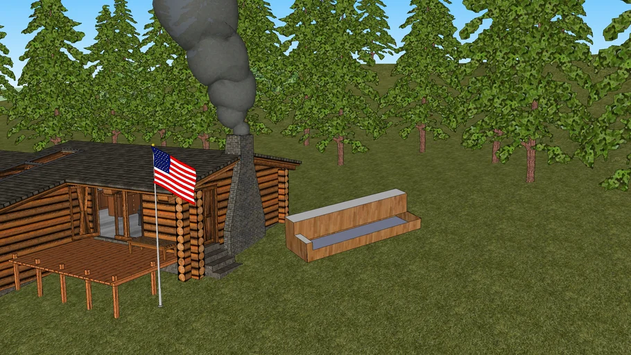 Log cabin
