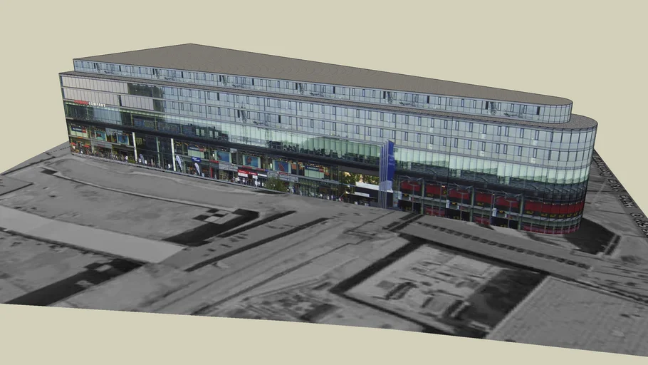 Shoppingcenter Prager Spitze - Wiener Platz / Hauptbahnhof Dresden / Prager Straße