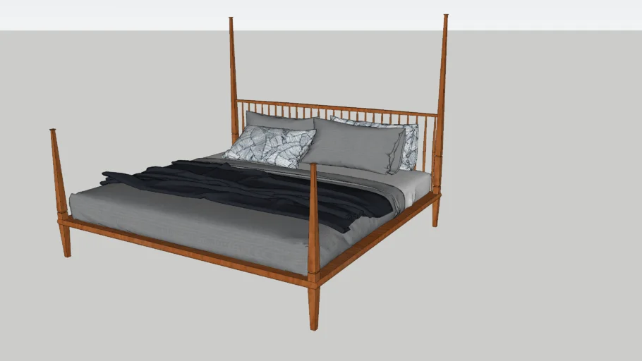 cube poster bed