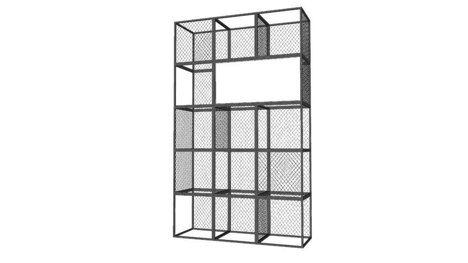 Wire Mesh Metal box display