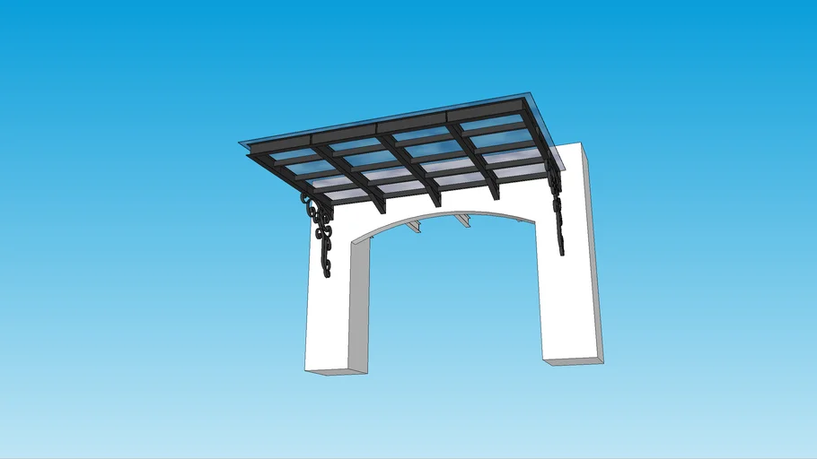 Wrought Iron Canopy