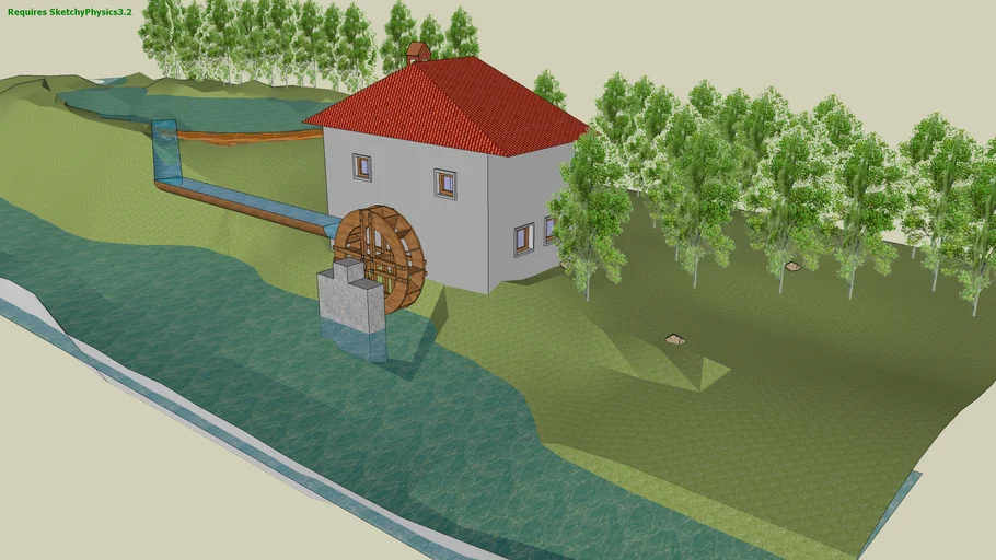 An Old River Mill