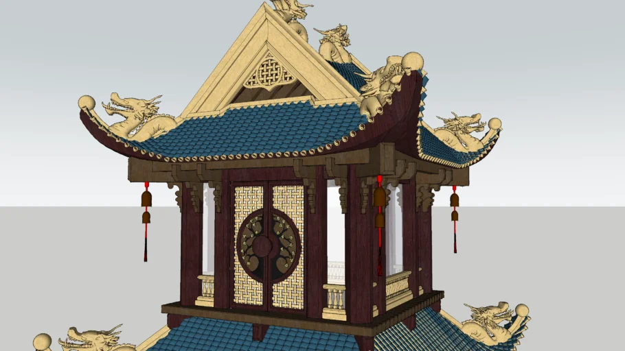 Two-Story One-Pillar Pagoda