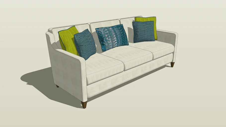 Club Sofa - 3 seater with cushions
