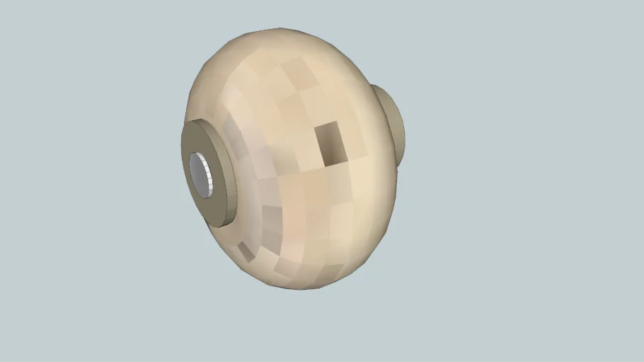 Ceramic closet door  knob