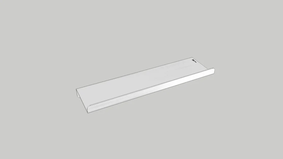 SH - Prateleira em Aço inox 35x10cm