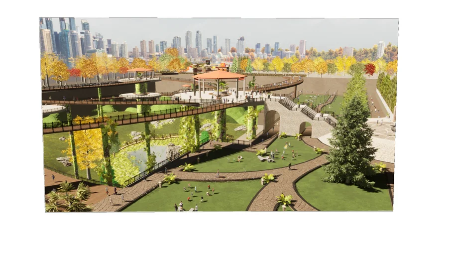 Atal Bihari Vajpayee Garden PCMC Concept design