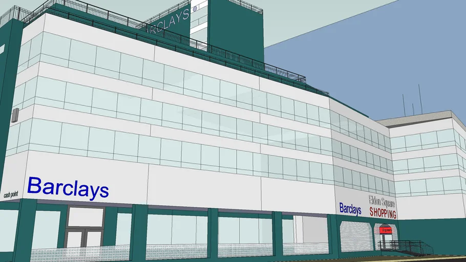 Barclays In Newcastle (mostly Real)