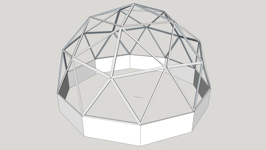 2V Geodesic Dome 2m Diameter