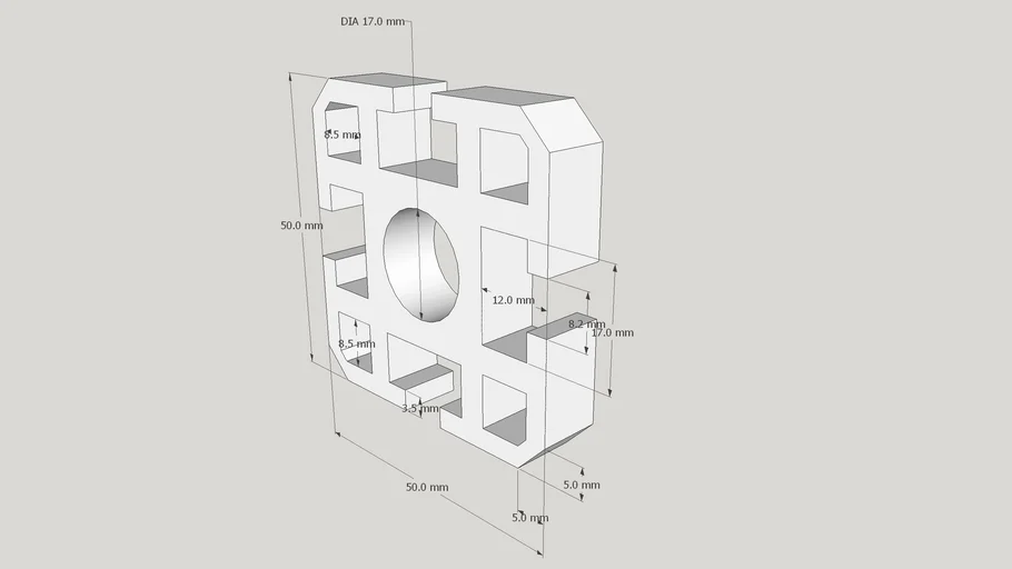 5050D- T Slot - Aluminum Extrusion