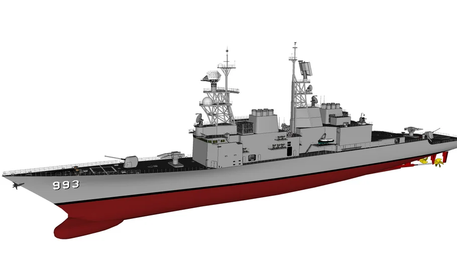 USS DDG-993 Kidd class destroyer / キッド級ミサイル駆逐艦
