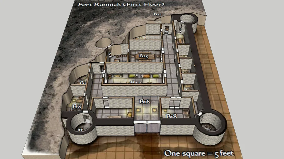 Fort Rannick - First Floor