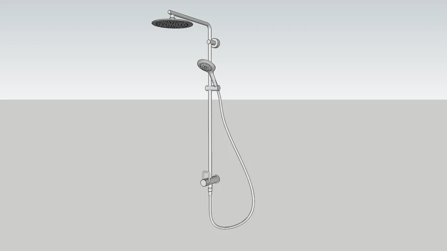 Sanitary_Taps-Mixers_arwa_twin-Showerstation-1-Point-rainshower-ha
