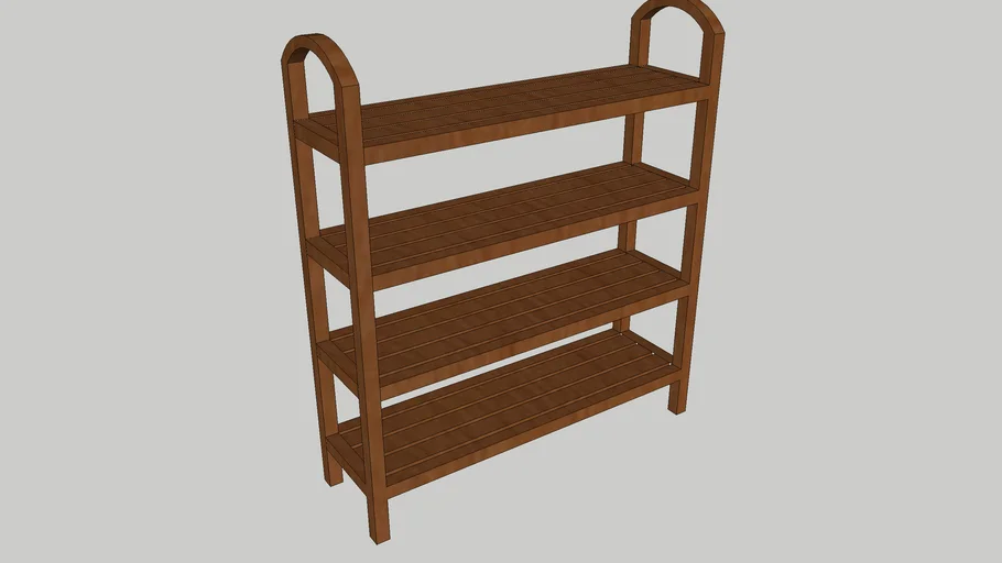 rak sepatu | 3D Warehouse