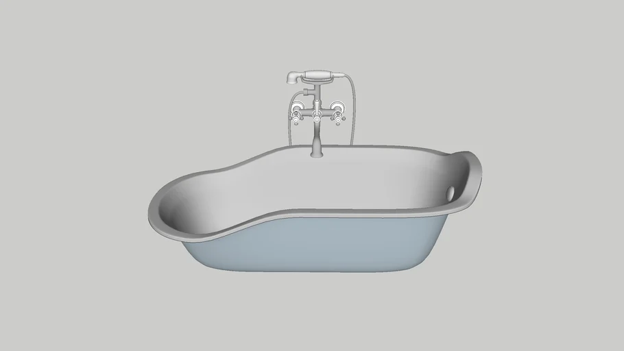 BAÑERA MODERNA, TINA, DUCHA