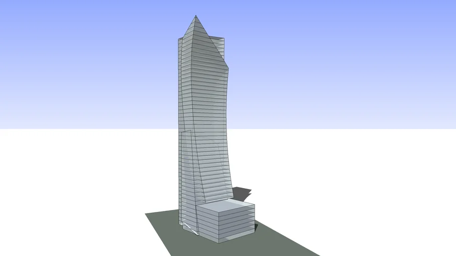 ZLOTA 44, WARSAW, tower by Daniel Liebeskind