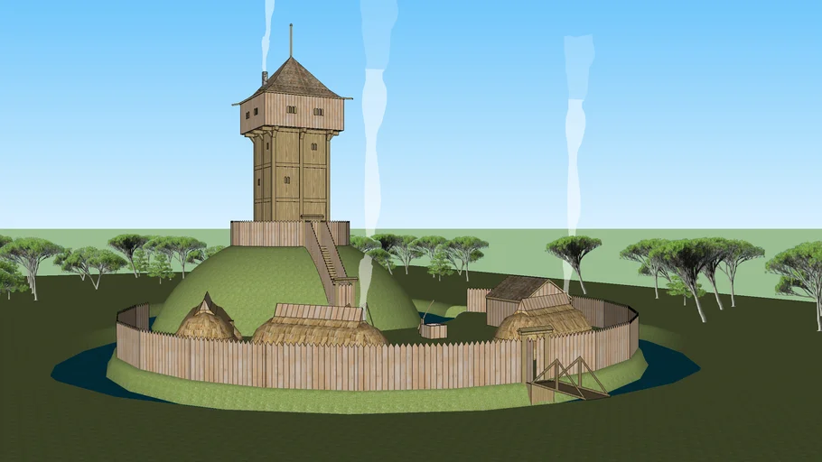 Motte-and-bailey castle