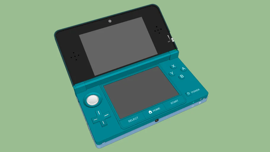 Nintendo 3DS (Highly Detailed) Detallado