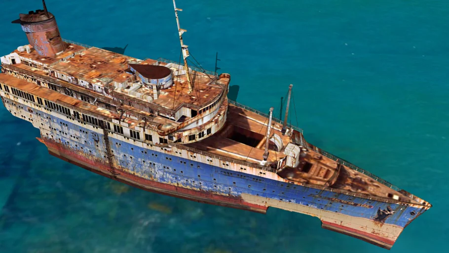 SS American Star shipwreck 1996 - 2005 / SS America