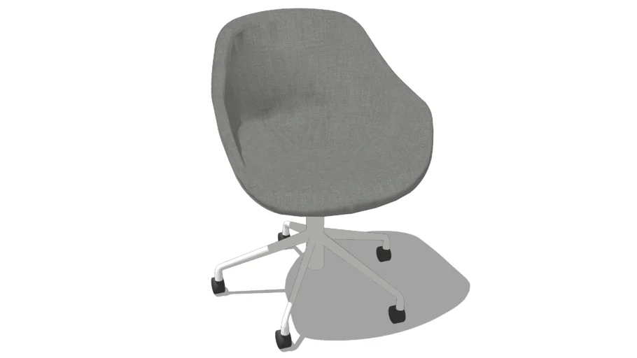 HAY About A Chair, Office–High Back–With Arms–5-Star Caster Base–Fully Upholstered