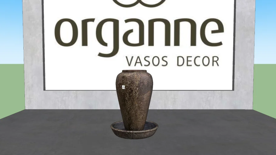 VASO DE CHÃO FONTE - ORGANNE