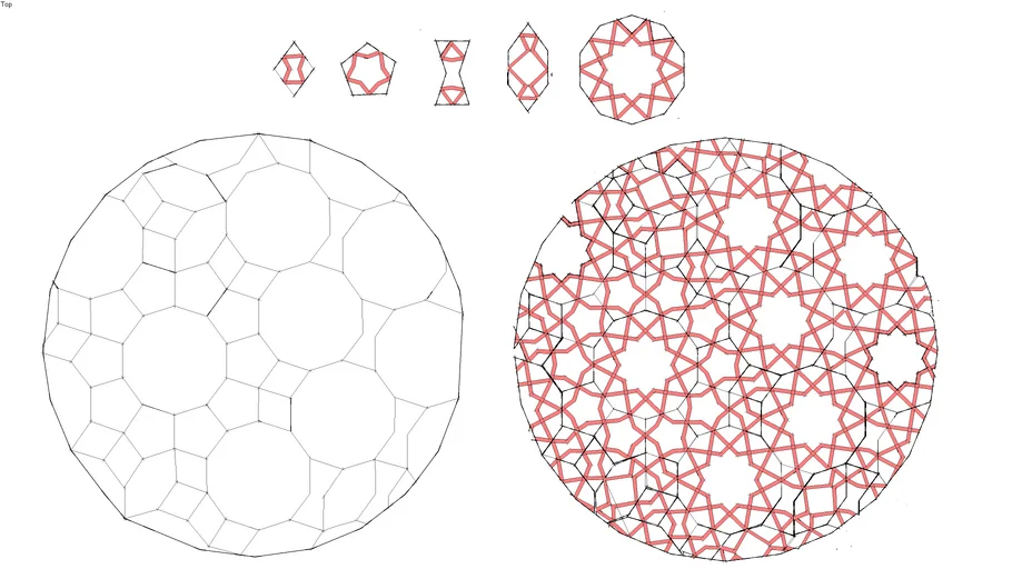 Girih plus add inlaid pattern | 3D Warehouse