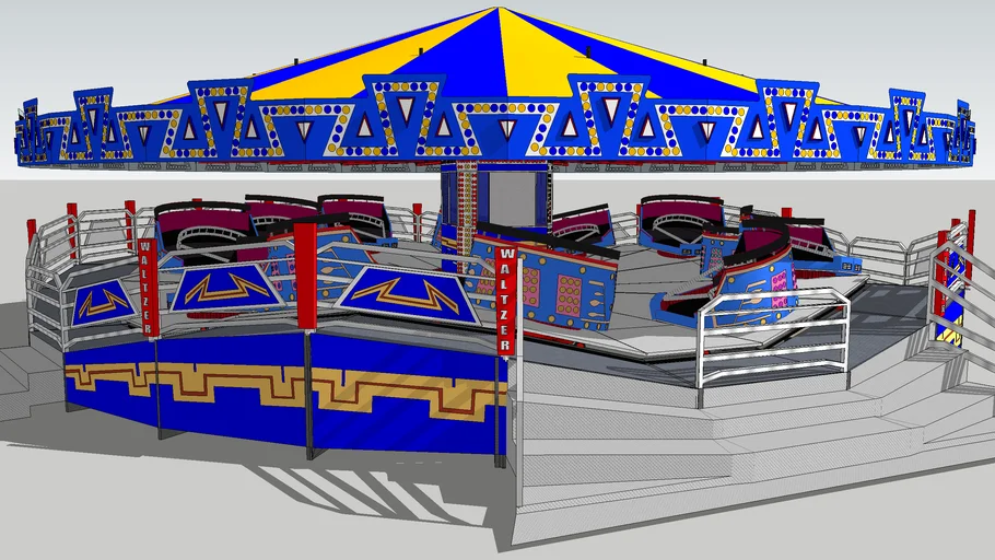 Funfair Ride WALTZER (Axels)
