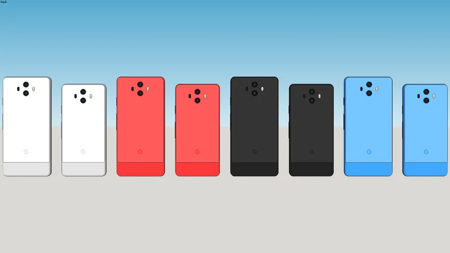 Google Pixel 3 & 3 XL (All Colors) · Smartphone Concept