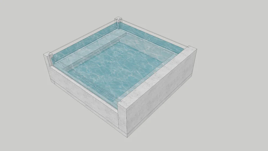 PISCINA TIPO JACUZZI - 3MT X 3MT (medida interna)